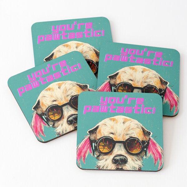 Item preview, cute dog colorful designed and sold by keyd-studio.