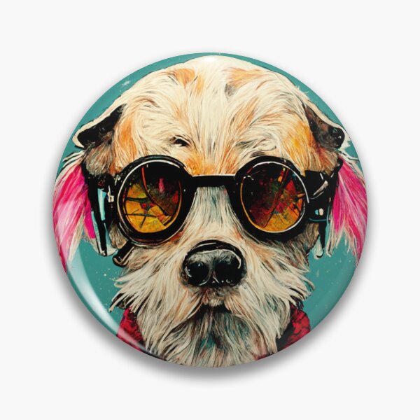 Item preview, cute dog colorful designed and sold by keyd-studio.