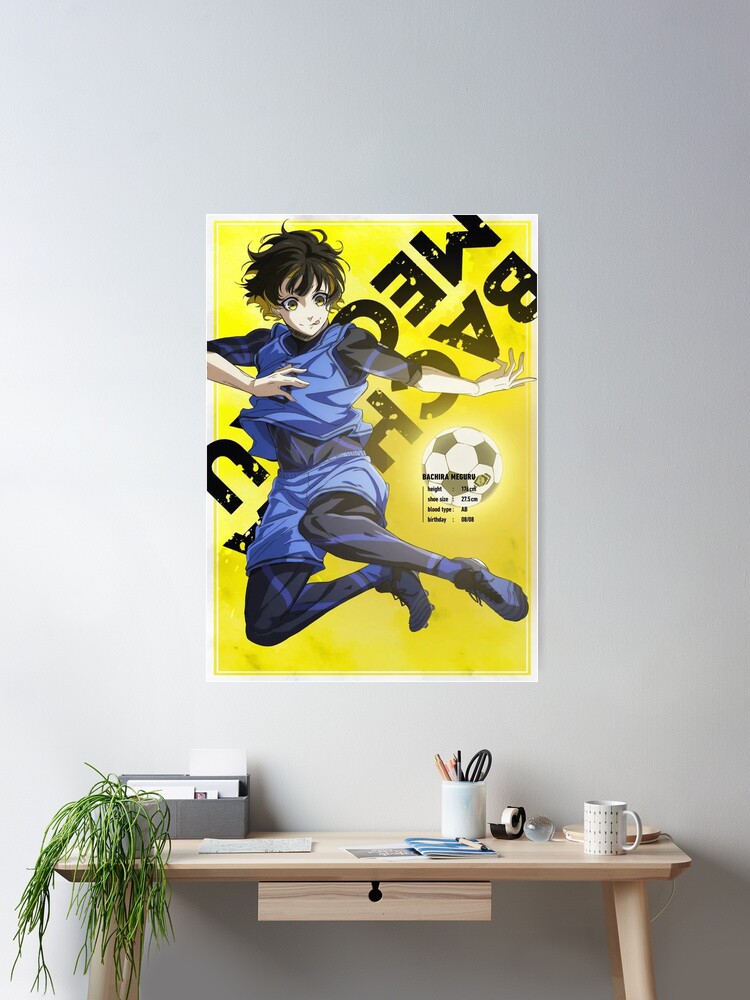 Blue Lock Meguru Bachira Anime Poster Canvas Poster Wall Art Decor