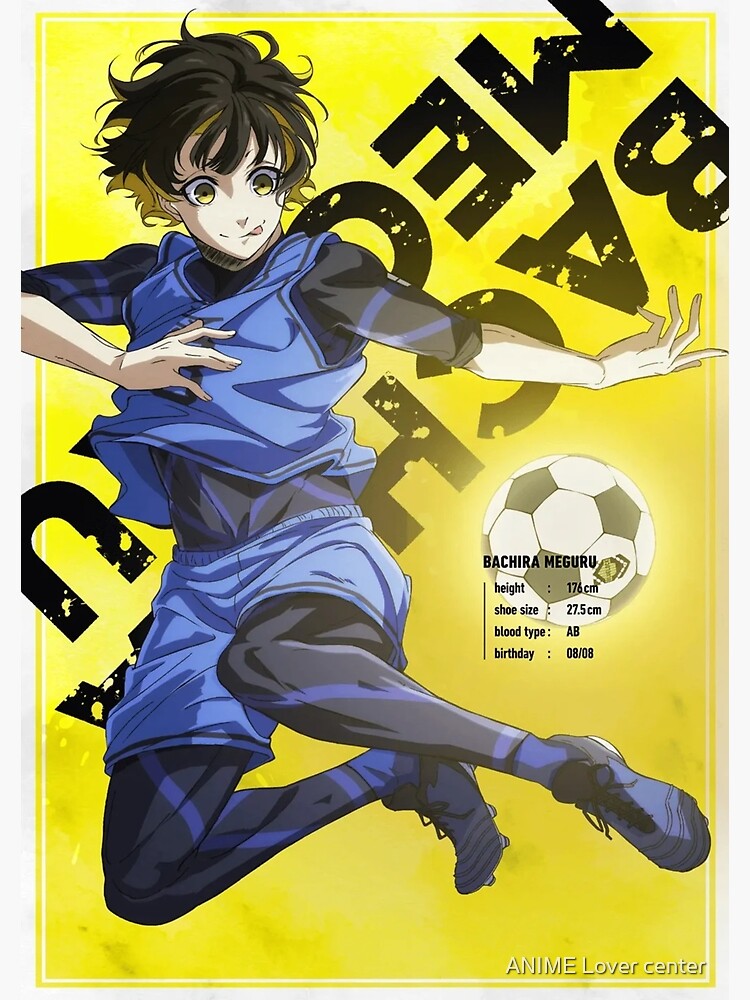 JIAHF Anime Poster Blue Lock Bachira Meguru Fanart Canvas Art