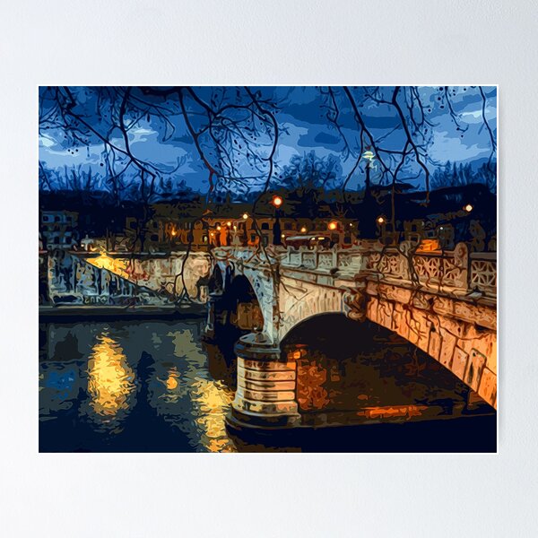 Item preview, Rome, romantic nights designed and sold by AM FineArtPrints.