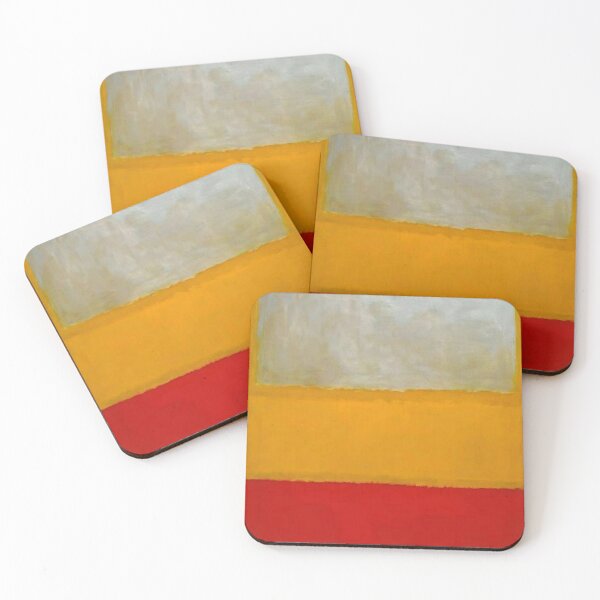 Item preview, mark rothko painting, red, yellow, white, artwork by mark rothko designed and sold by kinsley45.