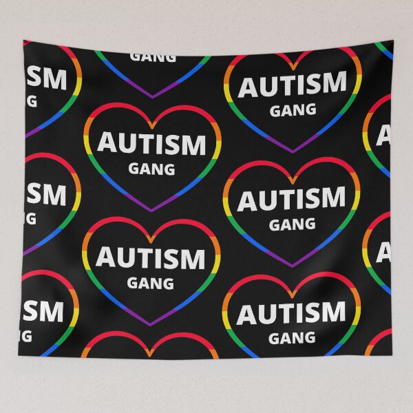 Item preview, Autism Gang Rainbow Heart designed and sold by Forethoughts.