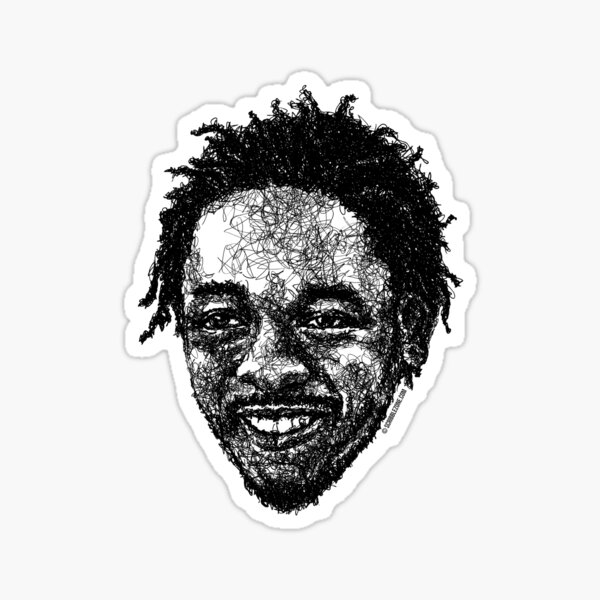 Scribbled King Kunta Sticker