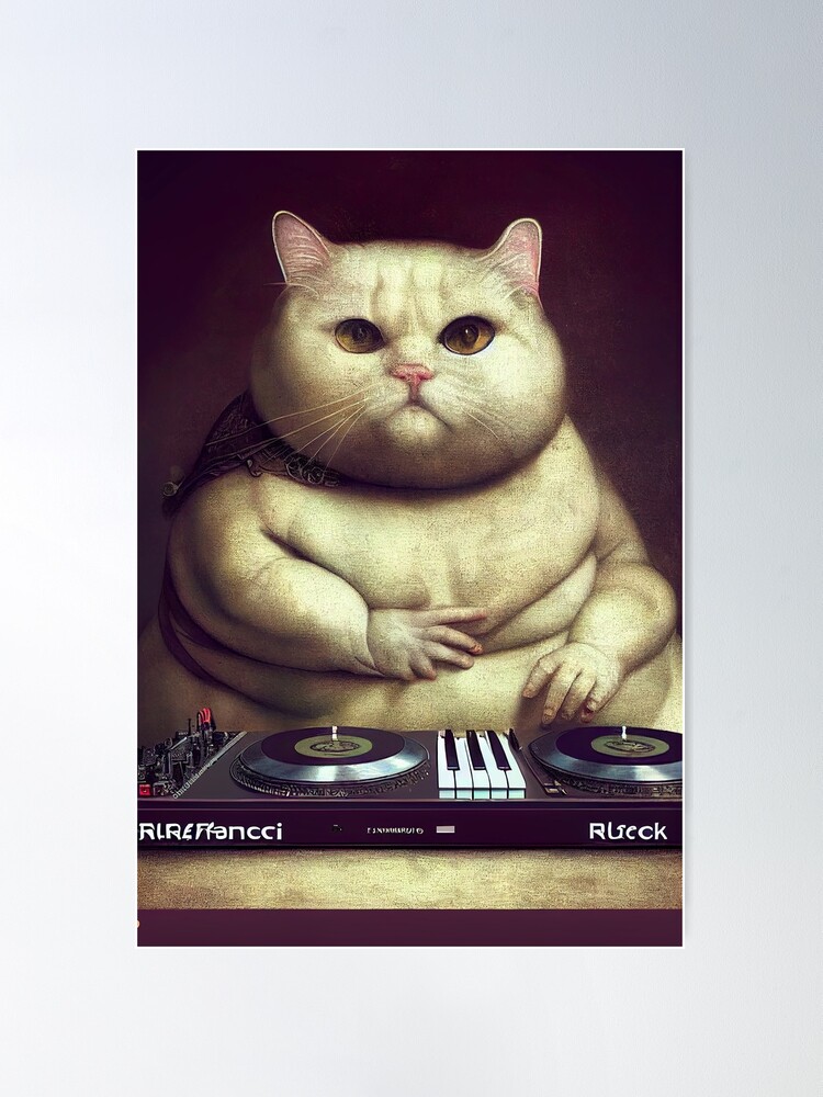 DJ CAT Poster for Sale by Digs21