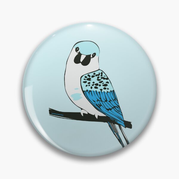 Item preview, Blue Budgerigar designed and sold by woodlarks.