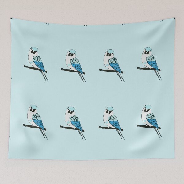 Item preview, Blue Budgerigar designed and sold by woodlarks.