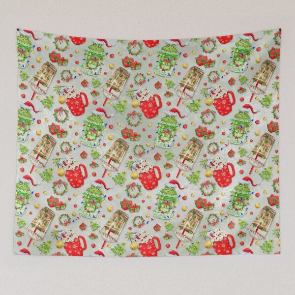 Item preview, Mean Green Guy Christmas Drinks designed and sold by Rainbows Galore.