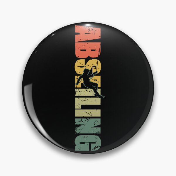 Item preview, Abseiling - Vintage Abseiler Rappelling Canyoning designed and sold by TheInkElephant.