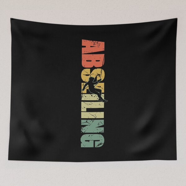 Item preview, Abseiling - Vintage Abseiler Rappelling Canyoning designed and sold by TheInkElephant.