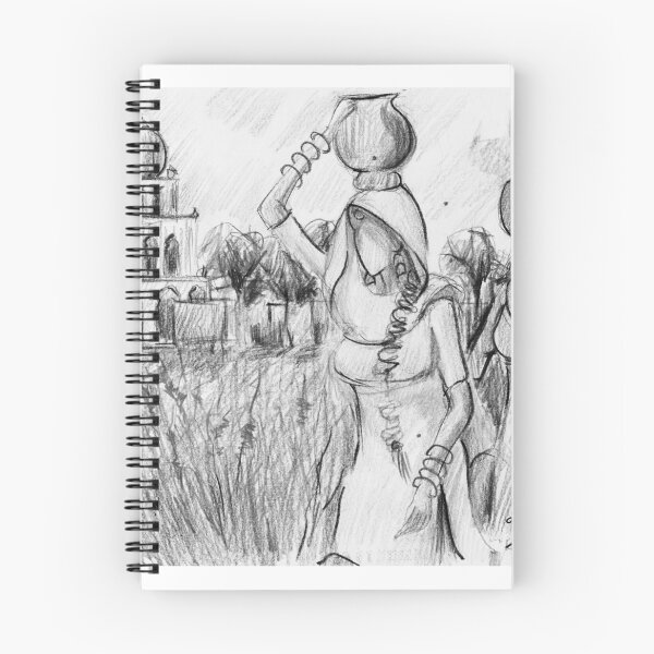 Item preview, Punjabi village girls  designed and sold by Sukhpal Grewal Ethnic Art.