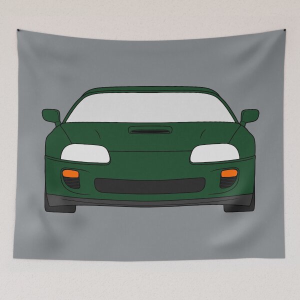 Item preview, Toyota Supra MK4 deep jewel green color designed and sold by EdimDesign.