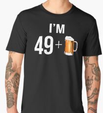 Funny 50th Birthday 50 Year Old Beer Lovers Gift Men's Premium T-Shirt
