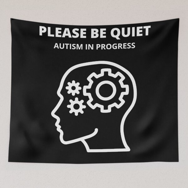Item preview, Please be Quiet Autism  designed and sold by Forethoughts.
