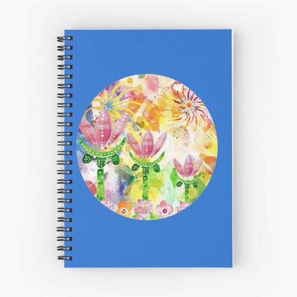 Item preview, Triple Lotus Diwali Fireworks Sphere Watercolour Collage designed and sold by DefaultOneWorld.