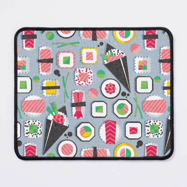 Item preview, Paper cut geo sushi // pastel blue background designed and sold by SelmaCardoso.