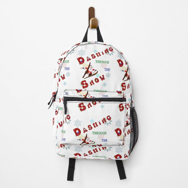 Item preview, Cute Santa Dashing through the Snow designed and sold by ZanyPaintbrush.