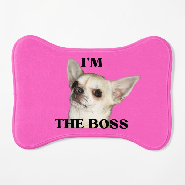 I'M THE BOSS Pink - Chihuahua Dog Mat