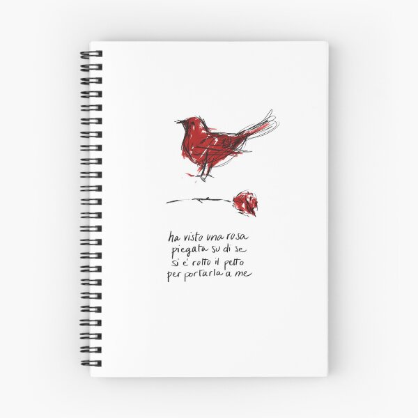 Item preview, Merlo Rosso - Red Blackbird designed and sold by HelloTazzina.