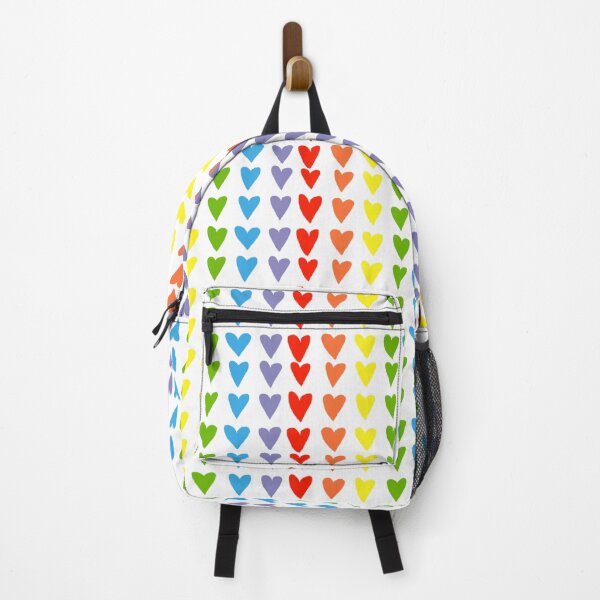 Item preview, rainbow heart pattern designed and sold by FONESAY.