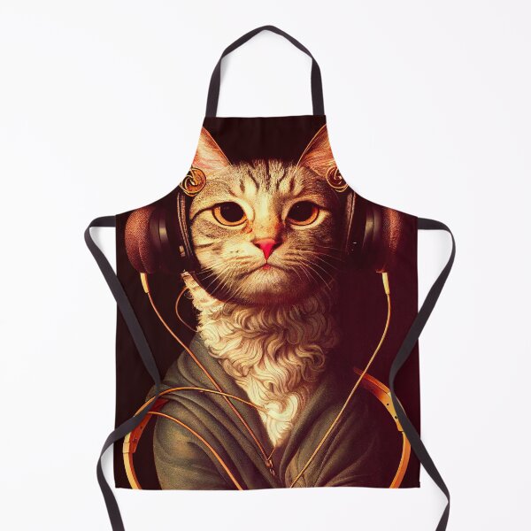 Item preview, Vintage Steampunk DJ cat designed and sold by ladarkepoque.
