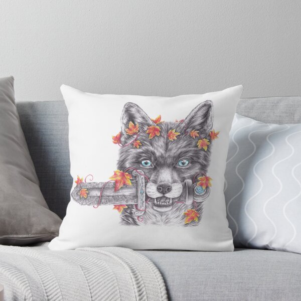 Item preview, Forest Prince | Fantasy Autumn Celtic Fox with Dagger designed and sold by shirinsart.