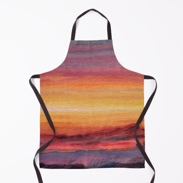 Item preview, Sunset Over Red Ridge Canyon - Watercolour designed and sold by kernowerno.