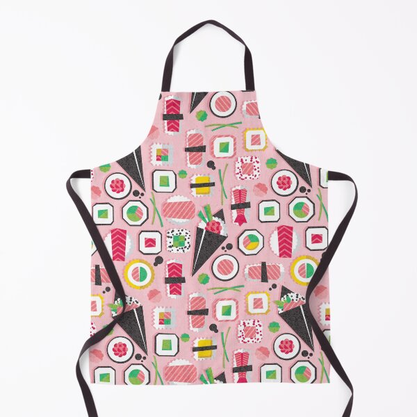 Item preview, Paper cut geo sushi // pastel pink background designed and sold by SelmaCardoso.