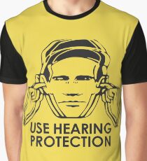 Use Hearing Protection (Factory) Graphic T-Shirt