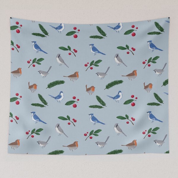 Item preview, Birdies Pattern 2 designed and sold by HelloTazzina.