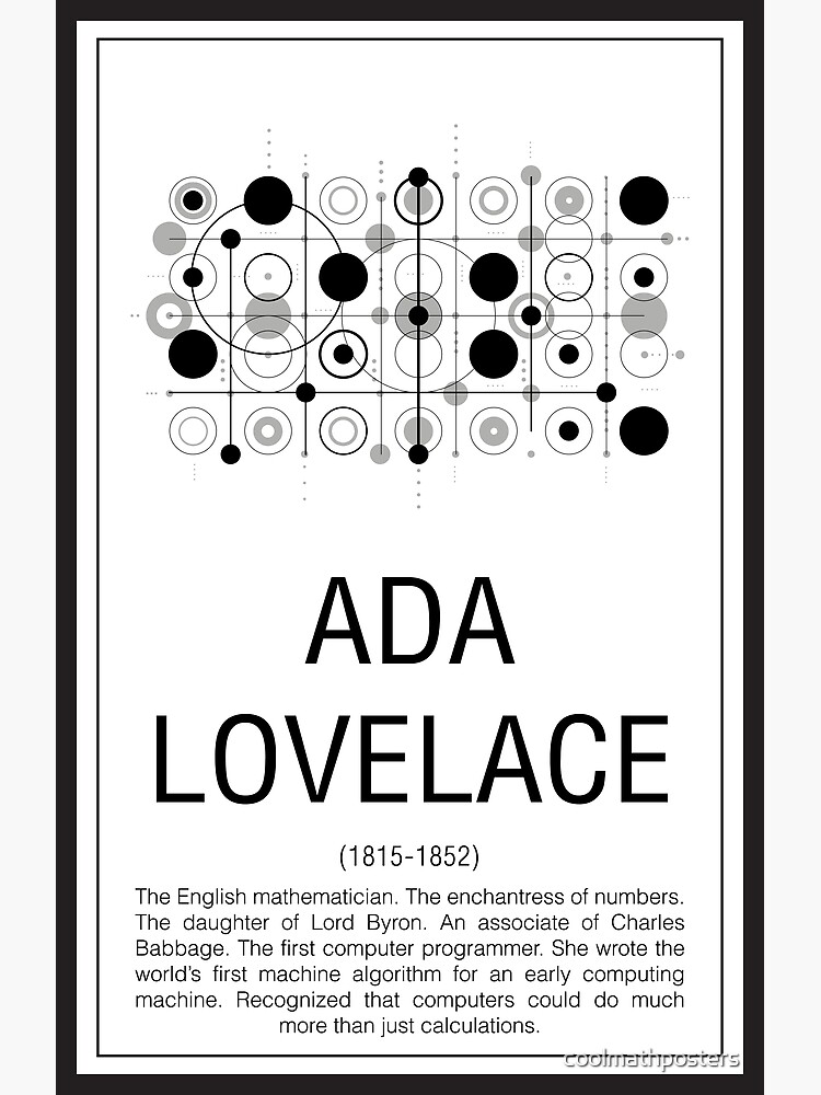 Ada Lovelace Premium Matte Vertical Poster