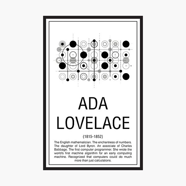 Item preview, Ada Lovelace designed and sold by ThalassaStudios.
