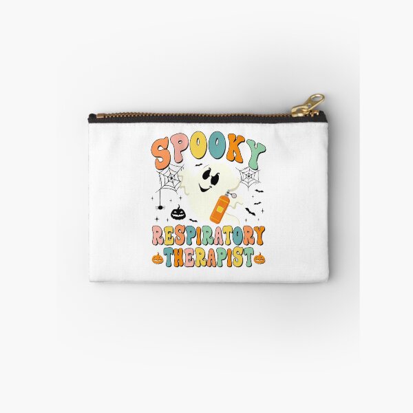 Artikelvorschau, Spooky Atemtherapeut Sweatshirt, Retro Halloween CRT Sweatshirt, Atemtherapie Ghost Hoodie, Geschenk für RRT entworfen und verkauft von ElzaMathurinppi.