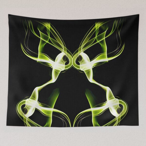 Item preview, Cabeza de hormiga de diseño abstracto de arte de humo (amarillo) designed and sold by AvonPerception.