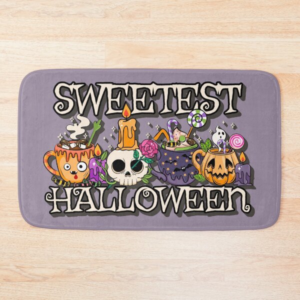 Item preview, Sweetest Halloween, Cute Halloween Design, Purple Lilac Background designed and sold by TrulyEpoque.