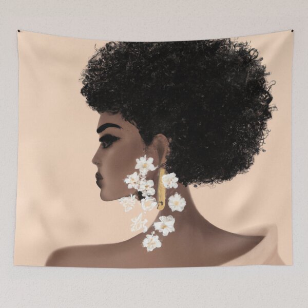 Artikelvorschau, WOC Schwarze Schönheit Melanin Queen entworfen und verkauft von Bebichic.