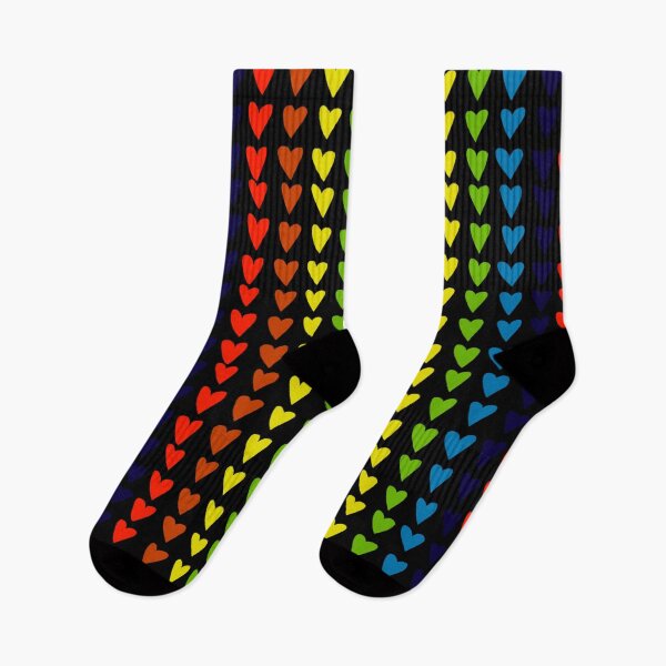 Item preview, hearts in rainbow colors designed and sold by FONESAY.