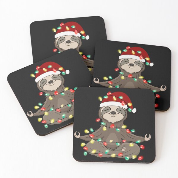 Item preview, sloth christmas tree lights designed and sold by vuhieustore.