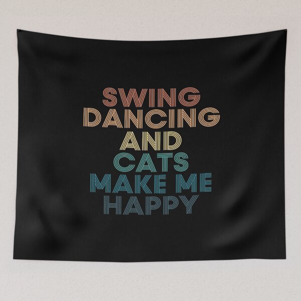 Item preview, Swing dancing And Cats Make Me Happy designed and sold by kindxinn.