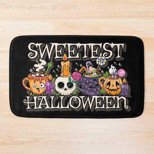 Item preview, Sweetest Halloween, Cute Halloween Design, Black Background designed and sold by TrulyEpoque.