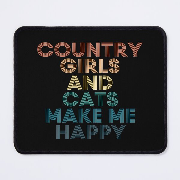 Item preview, Country girls And Cats Make Me Happy designed and sold by kindxinn.