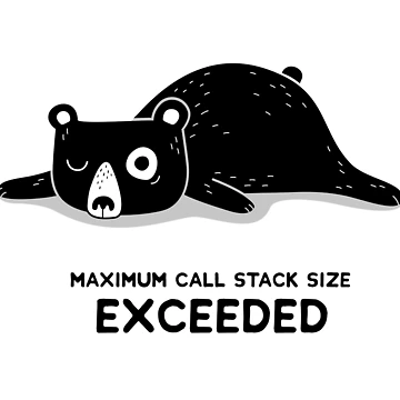 Artwork thumbnail, Maximum Call Stack Size Exceeded - Programming by blushingcrow