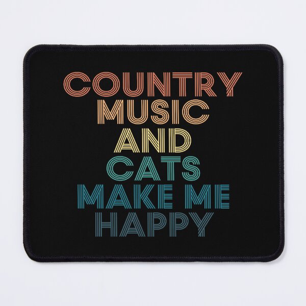Item preview, Country music And Cats Make Me Happy designed and sold by kindxinn.