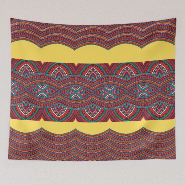 Item preview, Yellow bright Dashiki African print designed and sold by SoulthreadzStudio.