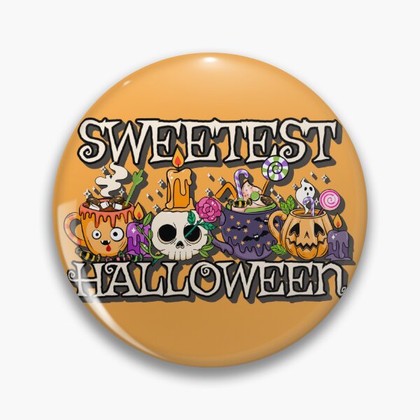 Item preview, Sweetest Halloween, Cute Halloween Design, Orange Background designed and sold by TrulyEpoque.
