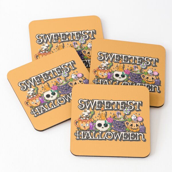 Item preview, Sweetest Halloween, Cute Halloween Design, Orange Background designed and sold by TrulyEpoque.