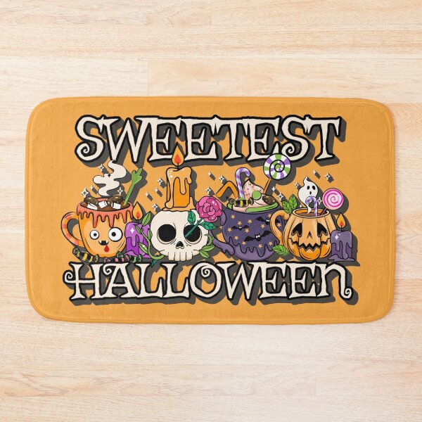 Item preview, Sweetest Halloween, Cute Halloween Design, Orange Background designed and sold by TrulyEpoque.