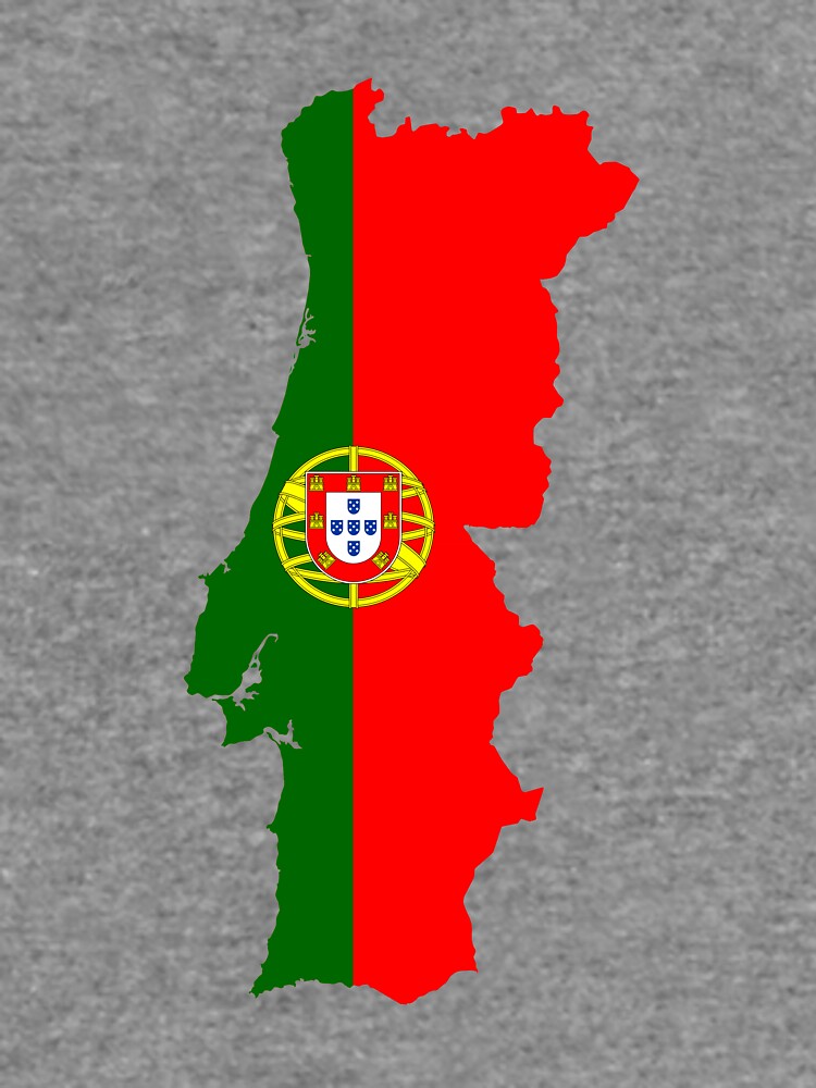 Thumbnail 5 von 5, Leichter Pullover, Portugal Karte Flagge designt und verkauft von CacaoDesigns.