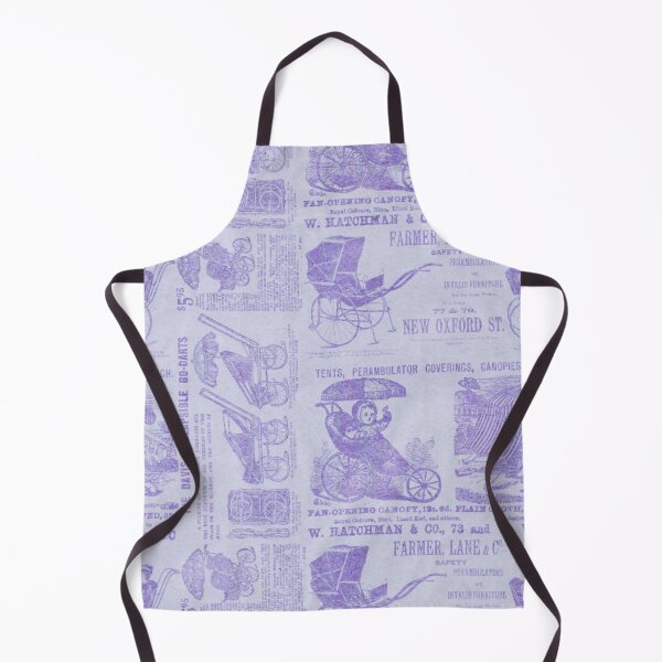 Item preview, Victorian Inspired Newsprint - Lavender designed and sold by TotallyRetroArt.