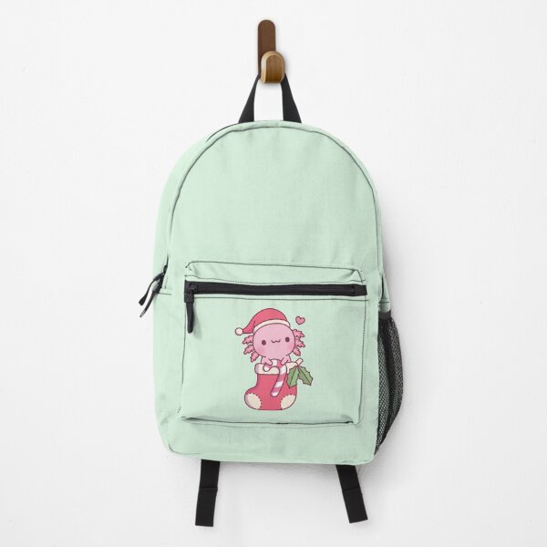 Item preview, Cute Axolotl Holding Candy Cane In A Christmas Stocking designed and sold by rustydoodle.